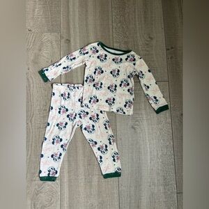 Disney Minnie Mouse Kids Pajama Set - Size 2T